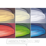 Solight LED intelligens mennyezeti lámpa Wave, 30W, 2300lm, wifi, RGB + CCT, távirányítóval Előnézet 