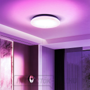 Solight LED intelligens mennyezeti lámpa Wave, 30W, 2300lm, wifi, RGB + CCT, távirányítóval náhled