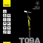 KOWAX® T09A fáklya, 4m TIG-8pin kézi fáklya Előnézet 
