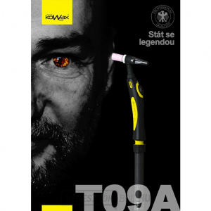 KOWAX® T09A fáklya, 4m TIG-8pin kézi fáklya