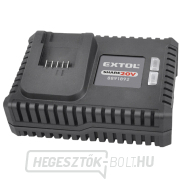 Akkus sarokcsiszoló 125mm EXTOL INDUSTRIAL, SHARE20V, KEFE NÉLKÜLI, 20V Li-ion, 4000mAh náhled