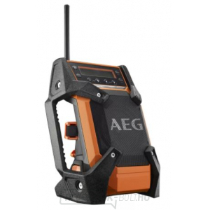 AEG 18V DAB digitális akkumulátoros rádió munkahelyi BR1218C-0