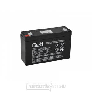 Ólomsavas akkumulátor 6V 12Ah Geti Ólomsavas akkumulátor 6V 12Ah Geti gallery main image