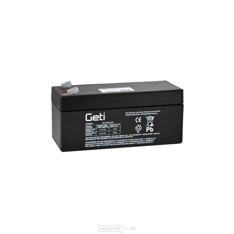 Ólomsavas akkumulátor 12V 3.3Ah Geti