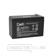 Ólomsavas akkumulátor 12V 7.0Ah Geti (csatlakozó 4.75 mm) Ólomsavas akkumulátor 12V 7.0Ah Geti (csatlakozó 4.75 mm) gallery main image