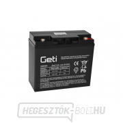 12V 20Ah Geti ólomakkumulátor elektromos motorok számára gallery main image