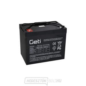12V-os ólom-sav akkumulátor 70Ah Geti napelemes rendszerekhez 12V-os ólom-sav akkumulátor 70Ah Geti napelemes rendszerekhez gallery main image