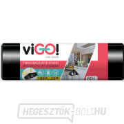 ViGO! LDPE szemeteszsákok 60l/15 db 65x70cm - fekete gallery main image