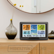 Solight professzionális meteorológiai állomás, tiszta és dizájnos kijelző, nyomás, hőmérséklet, páratartalom, csapadék, szél értékek Előnézet 