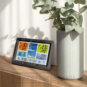 Solight professzionális meteorológiai állomás, tiszta és dizájnos kijelző, nyomás, hőmérséklet, páratartalom, csapadék, szél értékek Előnézet 