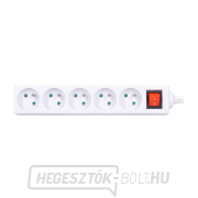 Solight több aljzat, 5 aljzat, kapcsoló Solight több aljzat, 5 aljzat, kapcsoló gallery main image