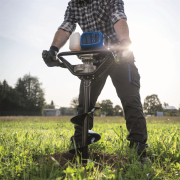 Scheppach EB 2000 talajfúrógép + 3 fúrószár náhled