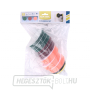 Tisztító/polírozó fúró készlet 10 db, átmérő 100 mm, 3x3 típus náhled