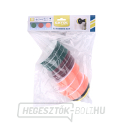 Tisztító/polírozó fúró készlet 10 db, átmérő 100 mm, 3x3 típus náhled