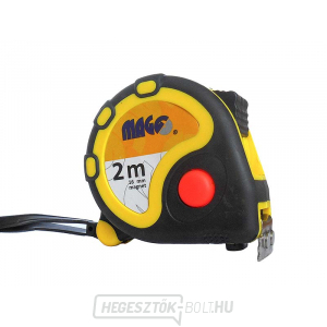 Mérőszalag 2m x 16mm (gumi/műanyag, mágnes) Mérőszalag 2m x 16mm (gumi/műanyag, mágnes) gallery main image