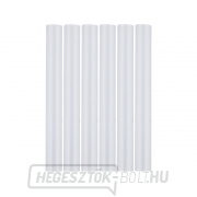Olvasztható pálcika, átlátszó, ∅ 11x100mm - 6db Olvasztható pálcika, átlátszó, ∅ 11x100mm - 6db gallery main image
