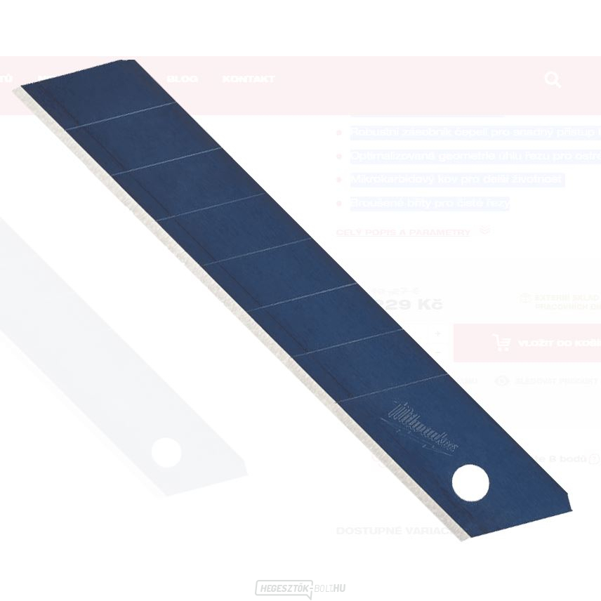 Milwaukee letörő penge 18 mm - 10db