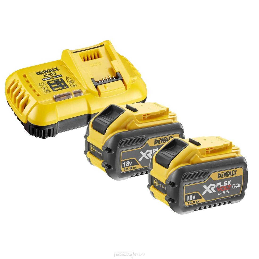 DEWALT DCB118Y2 Akkumulátor és töltő készlet
