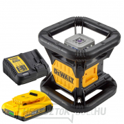 DEWALT DCE080D1GS akkumulátorral működő rotációs zöld lézer gallery main image