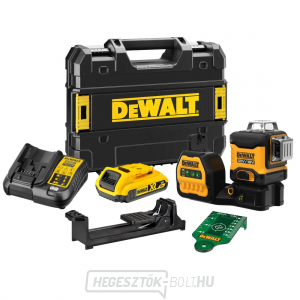 DEWALT DCE089D1G18 AKU Cross lézer - készlet gallery main image