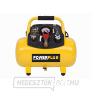 POWERPLUS POWX1723 - Kompresszor 1100W 12L 10bar olajmentes Előnézet 