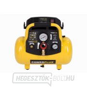 POWERPLUS POWX1723 - Kompresszor 1100W 12L 10bar olajmentes Előnézet 