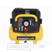 POWERPLUS POWX1721 - Kompresszor 1100W 6L 8bar olajmentes Előnézet 