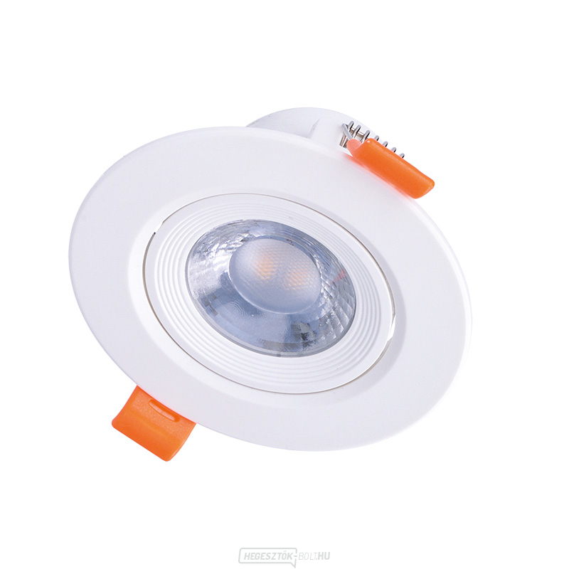 Solight LED spotlámpa, 5W, 400lm, 4000K, kerek, fehér