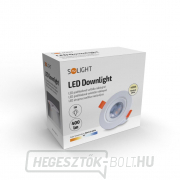 Solight LED spotlámpa, 5W, 400lm, 4000K, kerek, fehér Előnézet 