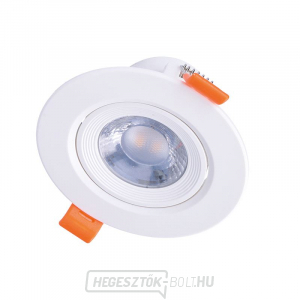 Solight LED spotlámpa, 5W, 400lm, 4000K, kerek, fehér gallery main image