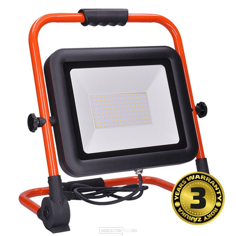 Solight LED reflektor PRO összecsukható állvánnyal, 100W, 9200lm, 5000K, kábel dugóval, IP65