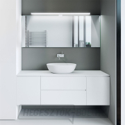 Solight LED fürdőszobai lámpa tükör felett, 12W, 900lm, 4000K, IP44, 60cm, ezüst, ezüst Előnézet 