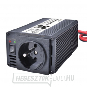 Solight inverter 12V, USB 500mA, fém, fekete, max. terhelés: 200W Előnézet 