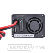 Solight inverter 12V, USB 500mA, fém, fekete, max. terhelés: 200W náhled