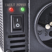 Solight inverter 12V, USB 500mA, fém, fekete, max. terhelés: 200W náhled