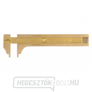 Csúszó skála sárgaréz (nem mágneses) 100 mm Csúszó skála sárgaréz (nem mágneses) 100 mm gallery main image