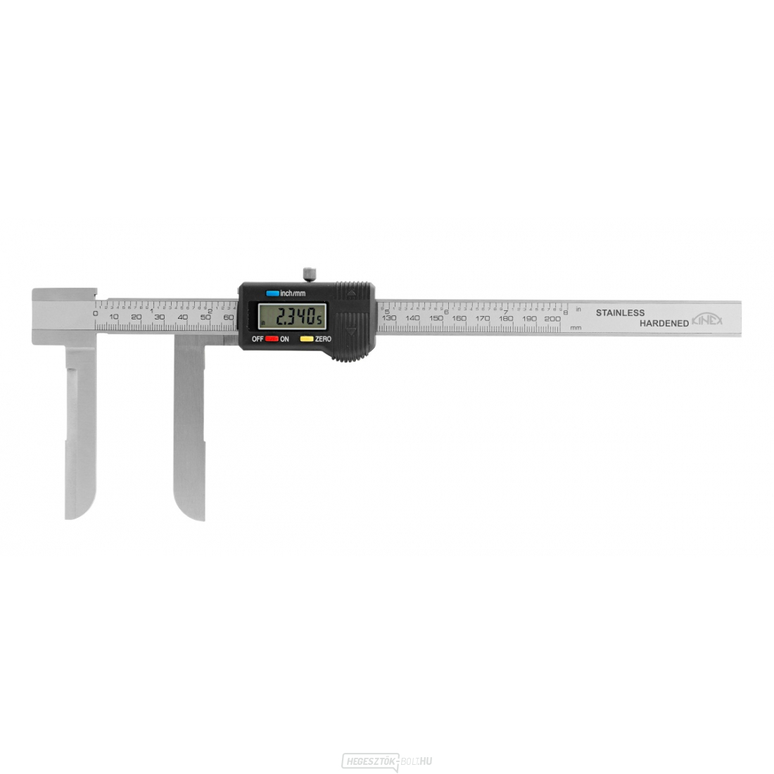 Digitális tolómérő KINEX 200/70/17mm kés