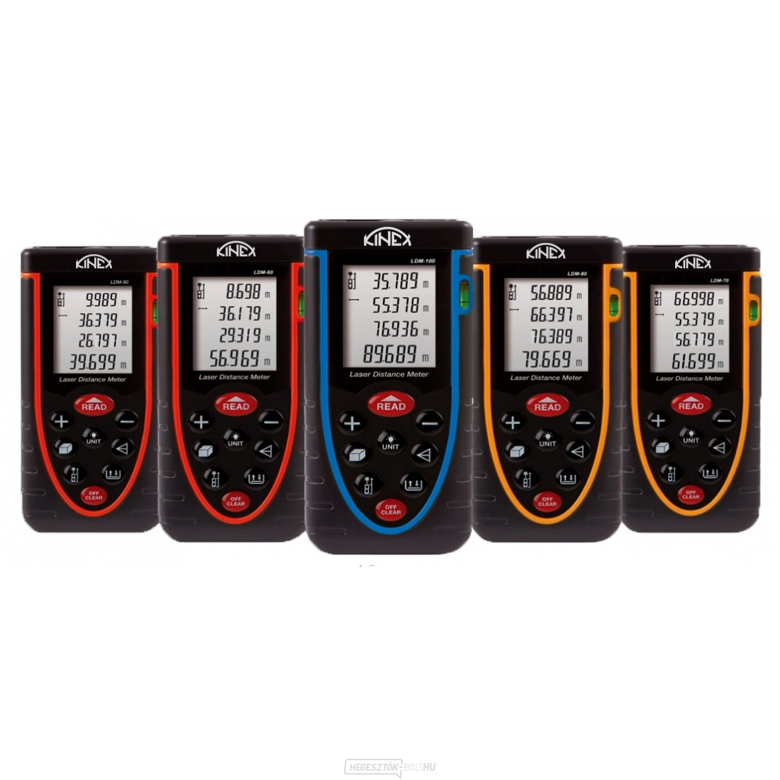 Lézeres távolságmérő KINEX - PROFESSIONAL 80m