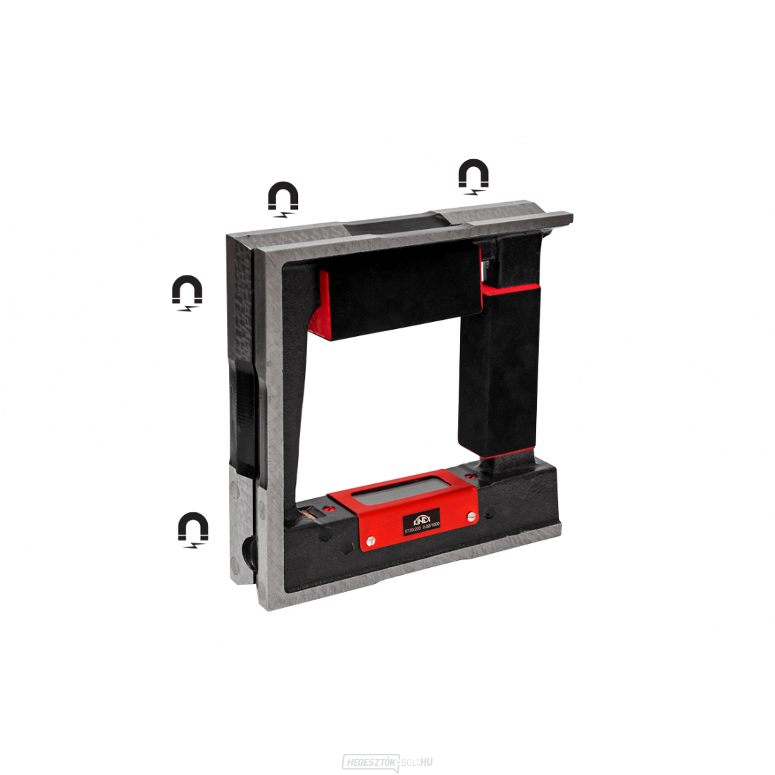 Vízmérték gépváz mágnessel KINEX 200 mm, PN 25 5739-1