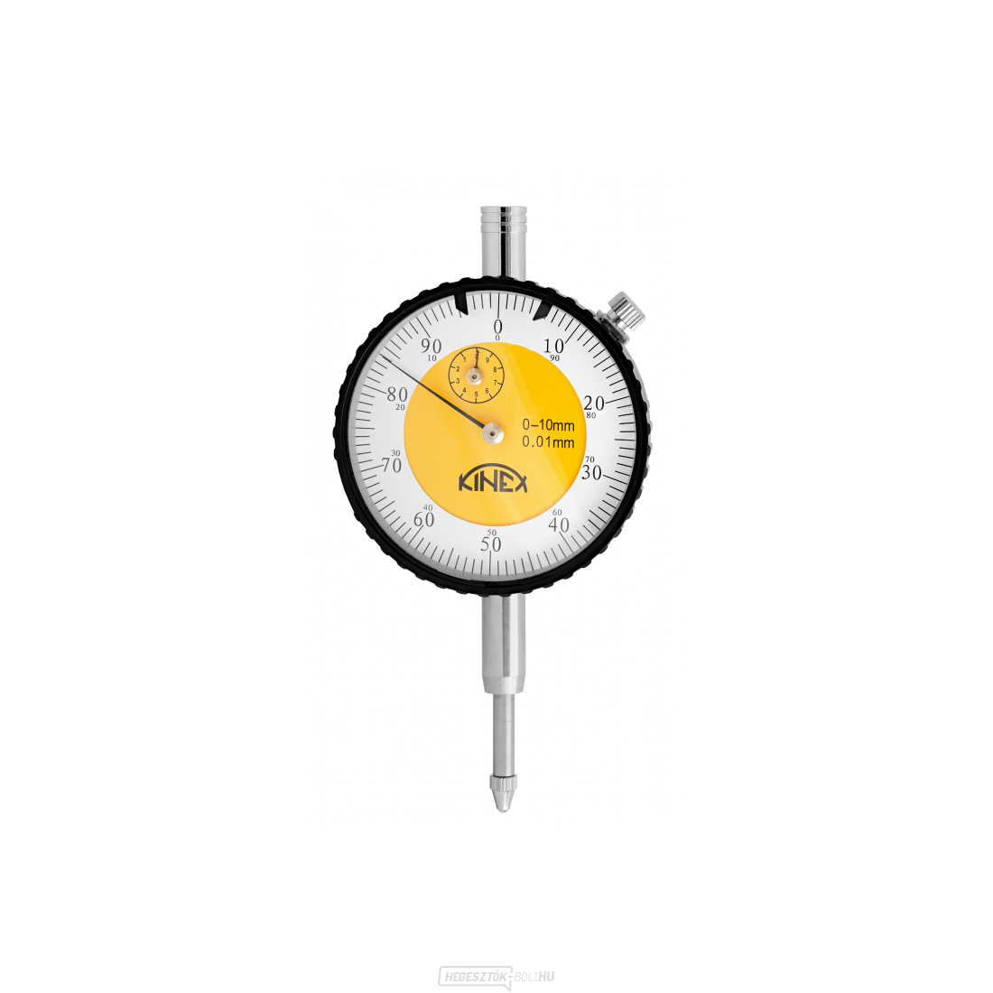 KINEX mérőóra 0-10 mm/60 mm/0,01 mm - CSÚCS MINŐSÉG, ČSN 25 1811