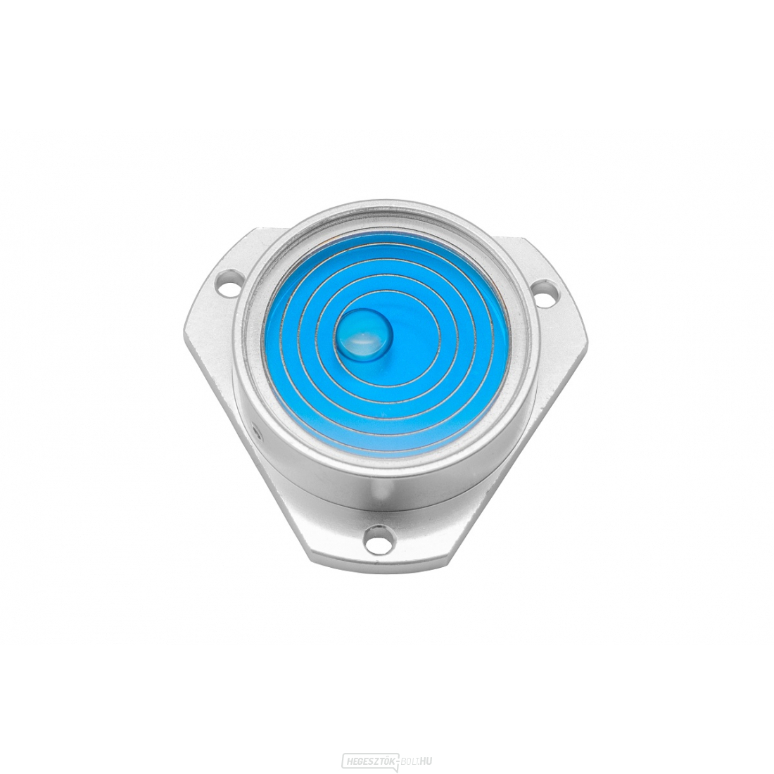 KINEX kerek vízmérték rögzítőfuratokkal 35mm átmérőjű - ezüst, alumínium