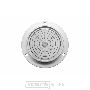 KINEX körkörös vízmérték rögzítőfuratokkal 60mm - ezüst, alumínium gallery main image