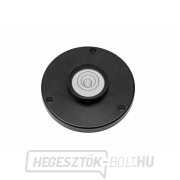 KINEX körkörös vízmérték rögzítőfuratokkal, átm. 35mm - fekete, alumínium gallery main image