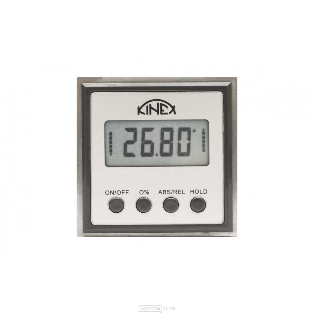 Digitális szintmérő/dőlésmérő KINEX 54x54x21 mm Digitális szintmérő/dőlésmérő KINEX 54x54x21 mm gallery main image