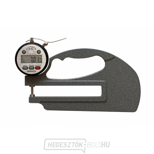 Digitális mikrometrikus vastagságmérő KINEX ABZ 0-10mm, kar hossza 120mm, 0,01mm, DIN 863 Digitális mikrometrikus vastagságmérő KINEX ABZ 0-10mm, kar hossza 120mm, 0,01mm, DIN 863