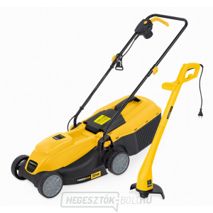 POWERPLUS POWXG6212T - Elektromos fűnyíró 1300W 320mm + trimmer 250W gallery main image