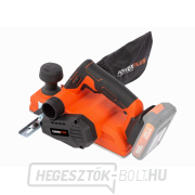 POWERPLUS POWDP4050 - Akkus gyalu 20V-os szénmentes (akkumulátor nélkül) Előnézet 