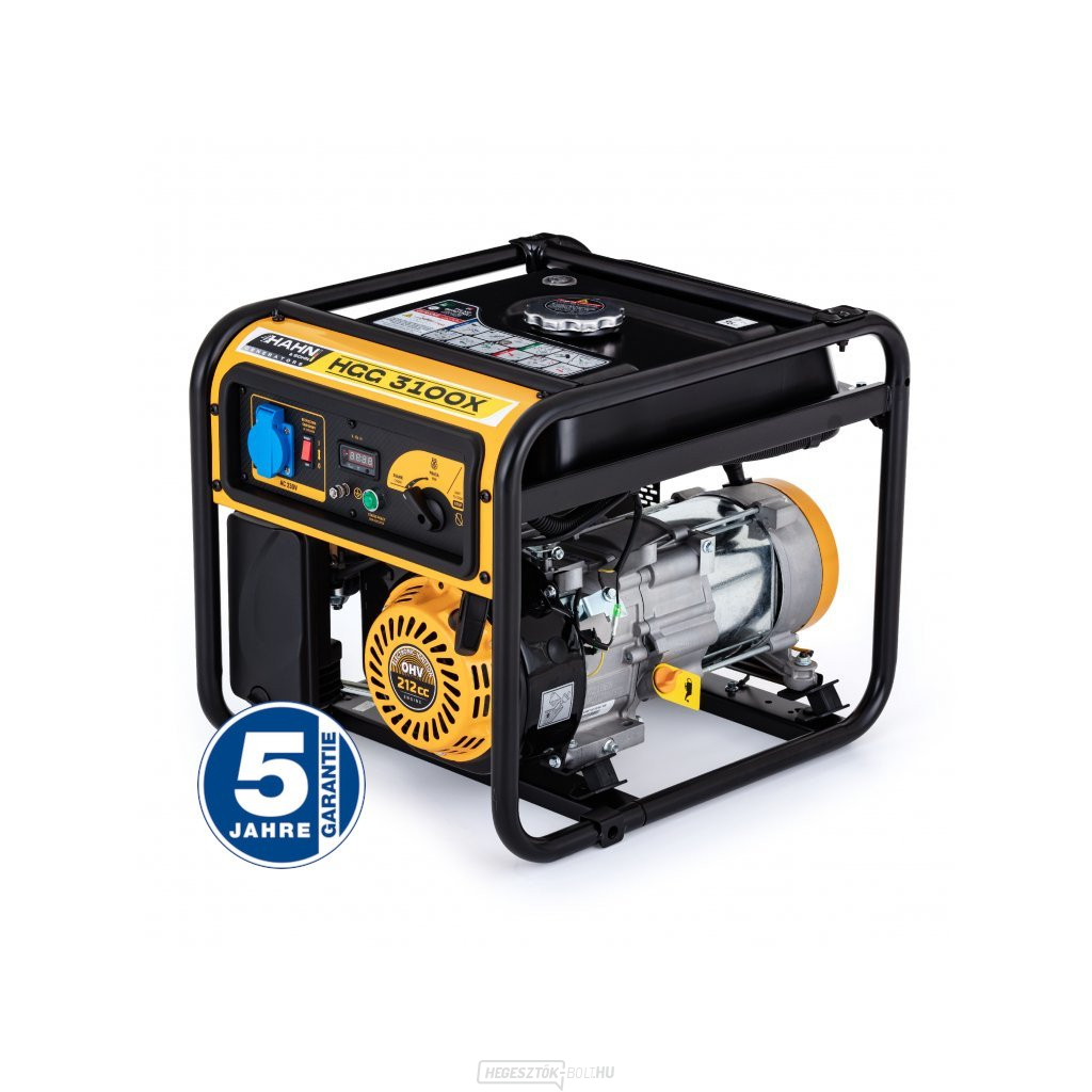 Hahn & Sohn benzin generátor HGG 3100X AVR