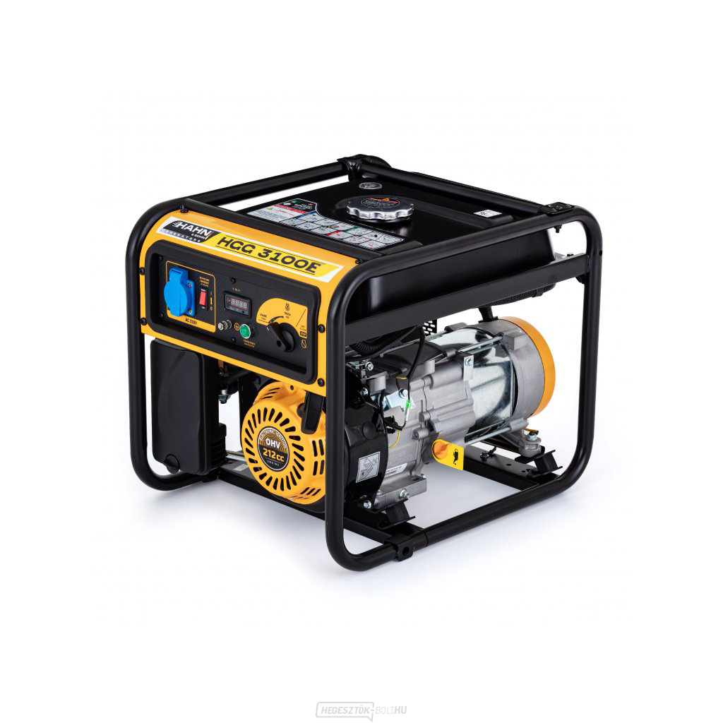Hahn & Sohn benzin generátor HGG 3100E AVR