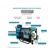 Könner & Söhnen Inverteres gázgenerátor KS 8100i EG náhled